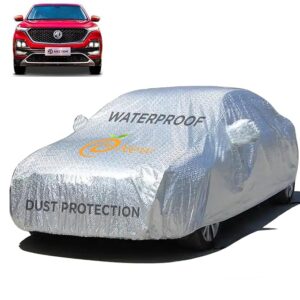 Enew Textured Car Cover for MG Hector - Waterproof, Triple Stitched, UV & Dust Protection