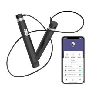 MEDITIVE Smart Jump Rope, Calorie Calculation, Skipping Rope for Sports Fitness Workout