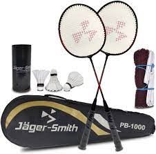Jager-Smith PB 1000 Combo & Featherlite 2 (Pack of 3) Feather Shuttles with Full Body Cover