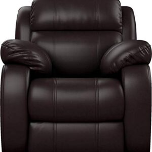 The Couch Cell Motorized Recliner in Brown Leatherette Specially for Senior Citizens with Push Button