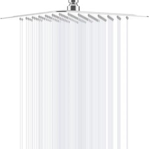 ALTON SHR20795 SS-304 Grade 8x8 Square Overhead Shower Without Arm, Chrome Finish