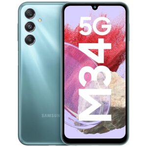 Samsung Galaxy M34 5G (Waterfall Blue,8GB,128GB)|120Hz sAMOLED Display|