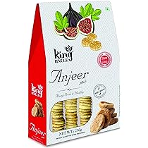 KINGUNCLE's Afghani Anjeer (Dried Figs), 2 Kgs (8 Packs of 250 Grams), Vacuum Pack