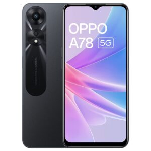 Oppo A78 5G (Glowing Black, 8GB RAM, 128 Storage)