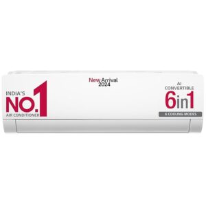 LG 1.5 Ton 5 Star DUAL Inverter Split AC (Copper, AI Convertible 6-in-1 Cooling, 4 Way, HD Filter with Anti-Virus Protection