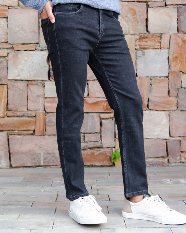 Men's Black Slim Fit Jeans