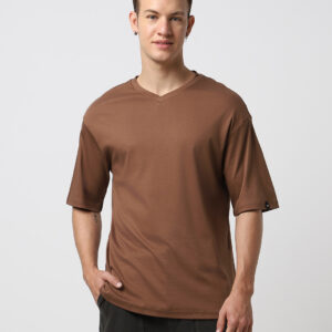 Men's Brown Oversized T-shirt