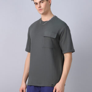 Men's Grey Oversized T-shirt